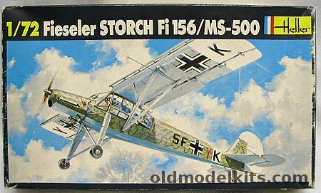 Heller 1/72 Fieseler Storch Fi-156 - Afrika Korps 1942 / MS-500 Criquet French Air Force, 227 plastic model kit